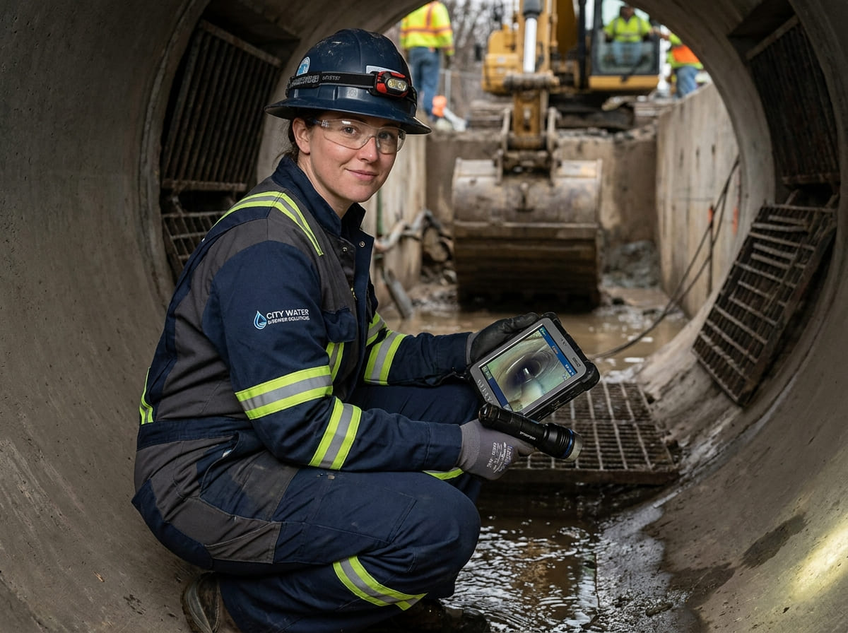 Sewer Line Inspection & Replacement in Goldsmith